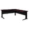 Regency Desk Shell Fusion 66" L-Desk Shell, 42" Return, Mahog, Mahogany MLDS663042MH - alternate 1